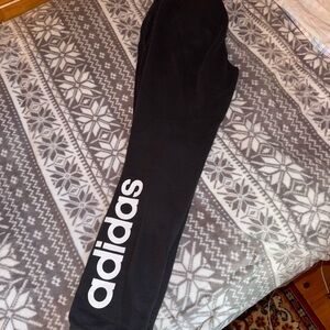 Adidas Black Sweatpants Comfortable Athletic Joggers